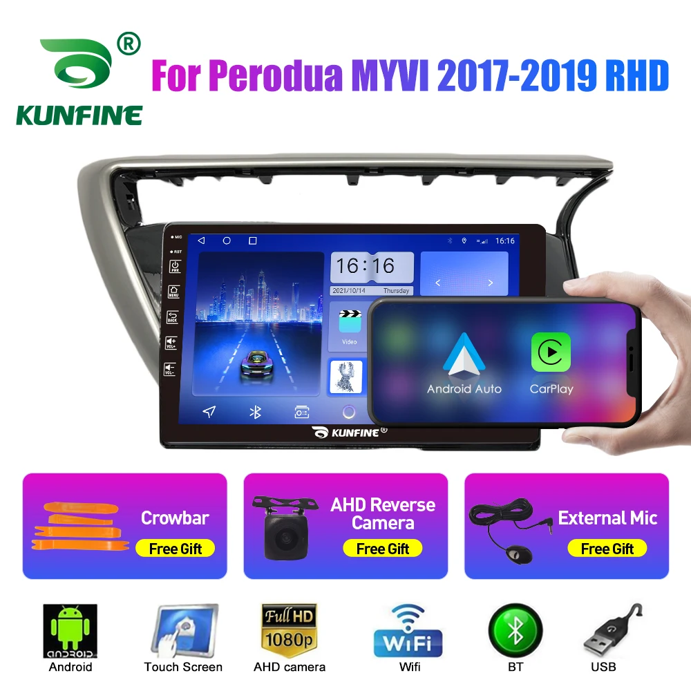 2Din Android Car Radio For Perodua MYVI 2017 2018 2019 RHD Multimedia Video Player GPS Navigation Stereo Audio Head Unit Carplay