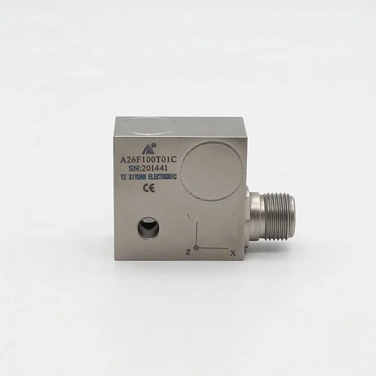 Three-dimensional Output Triaxial Accelerometer A26F100T01C Industrial IEPE Vibration Acceleration Sensor