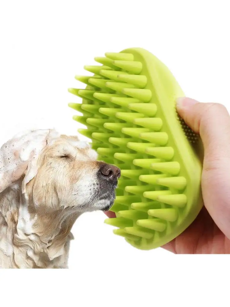 

Pet Bath Supplies Silicone Dog Bath Brush Massage Brush Cat Comb