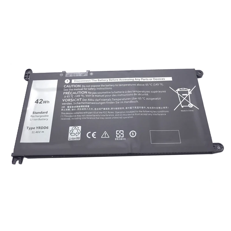 LMDTK New YRDD6 Laptop Battery For  Dell Inspiron 5480 5481 5485 5491 5591 5593 3583 3310 2-in-1 3493 3582 3593 3793 5584 5493