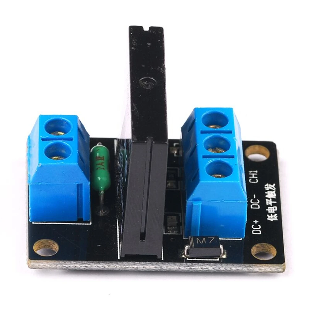 High Level/Low Level 5V 1 Channel SSR G3MB-202P Solid State Relay Module 240V 2A Output with Resistive Fuse for Arduino