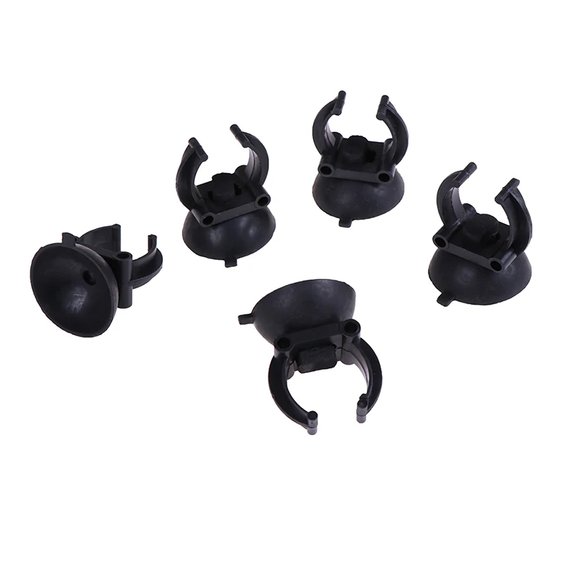 5Pcs/lot Black Suction Cups Aquarium Sucker Suction Cup For Air Line Pipe Tube LED Lights Heating Rods Clip Wire Holder