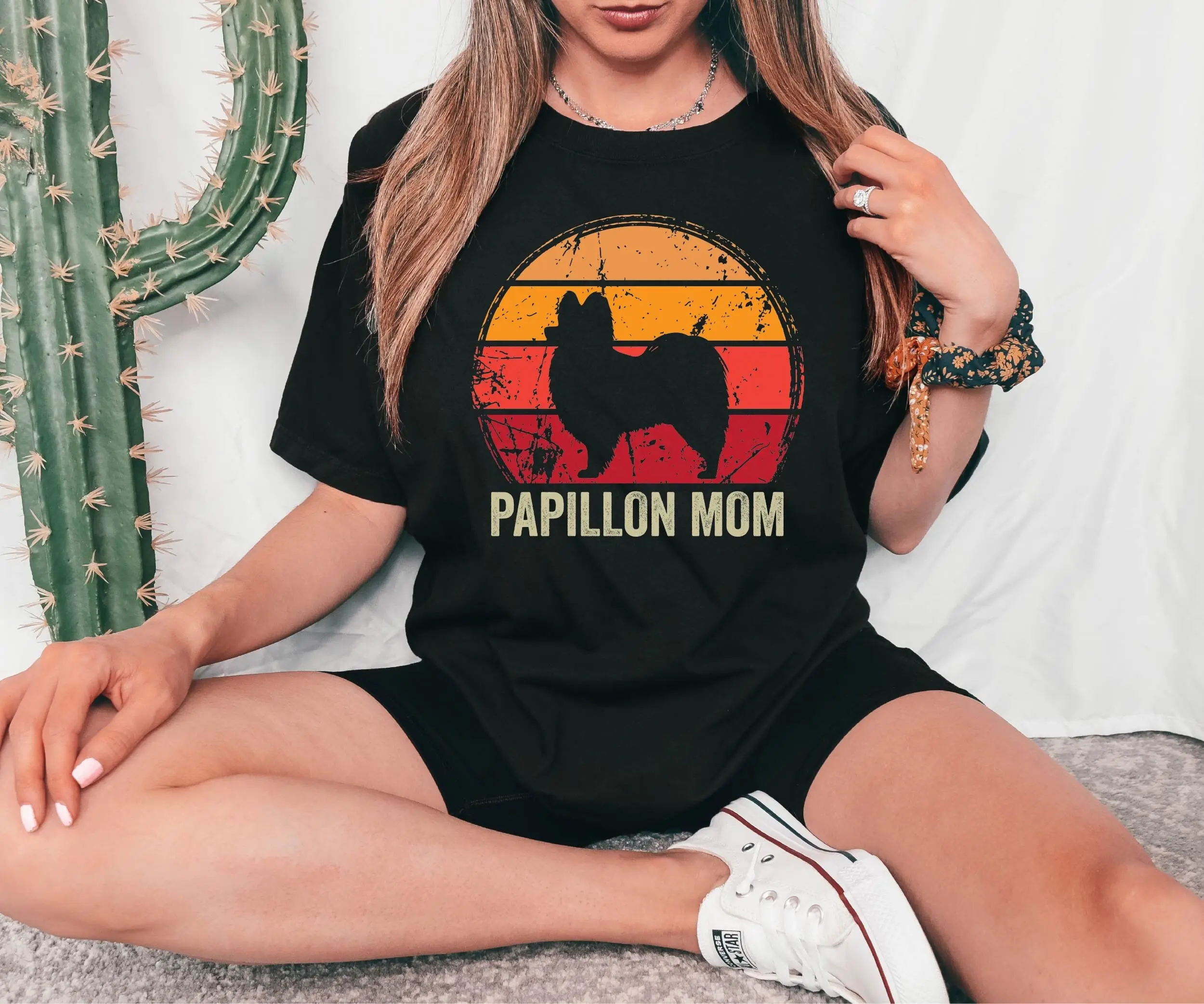 Papillon Dog Mom T Shirt for Mommy Funny s Papilon Lover Cute Mother's Day