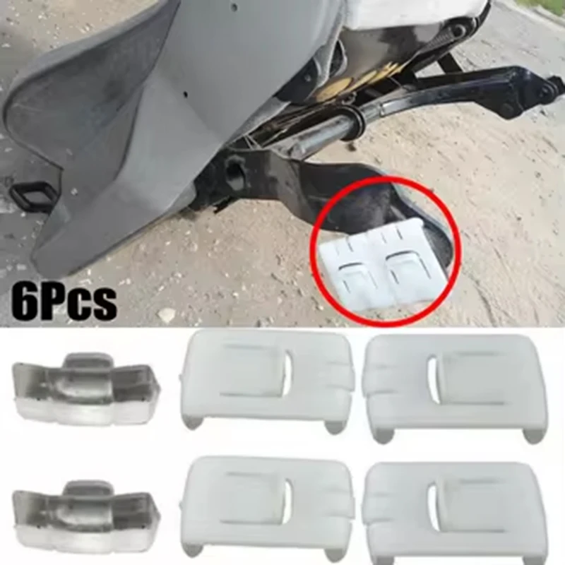 435881203A 171881213B 6Pc Car Seat Rail Runner Slider Guide Clip Glide Kit for VW MK1 MK2 MK3 Jetta Corrado Golf Scirocco Passat