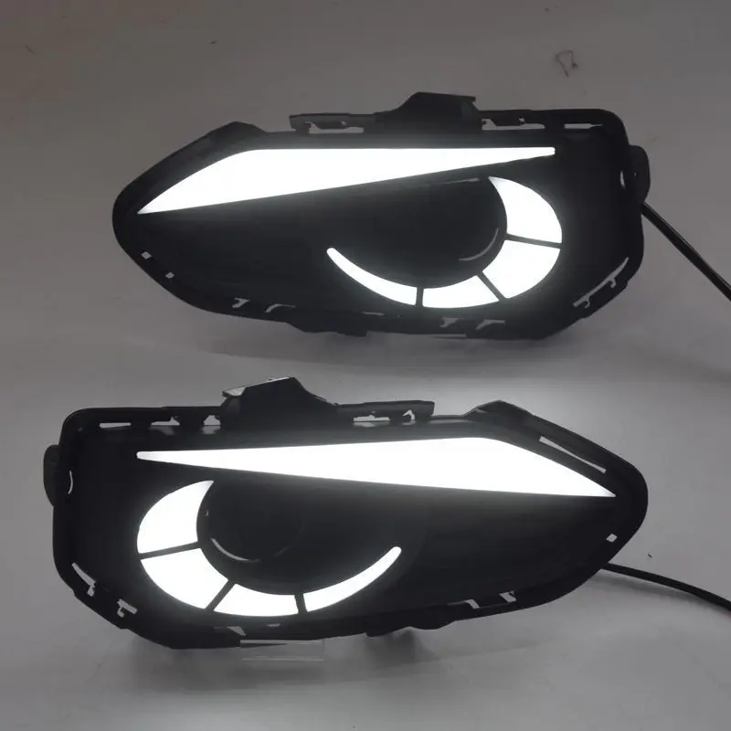 

SAARSuitable for Honda Fit Daytime Running Lights 18Fit Eagle Eye Model Front Fog Light Frame Modification High BrightnessLEDCar