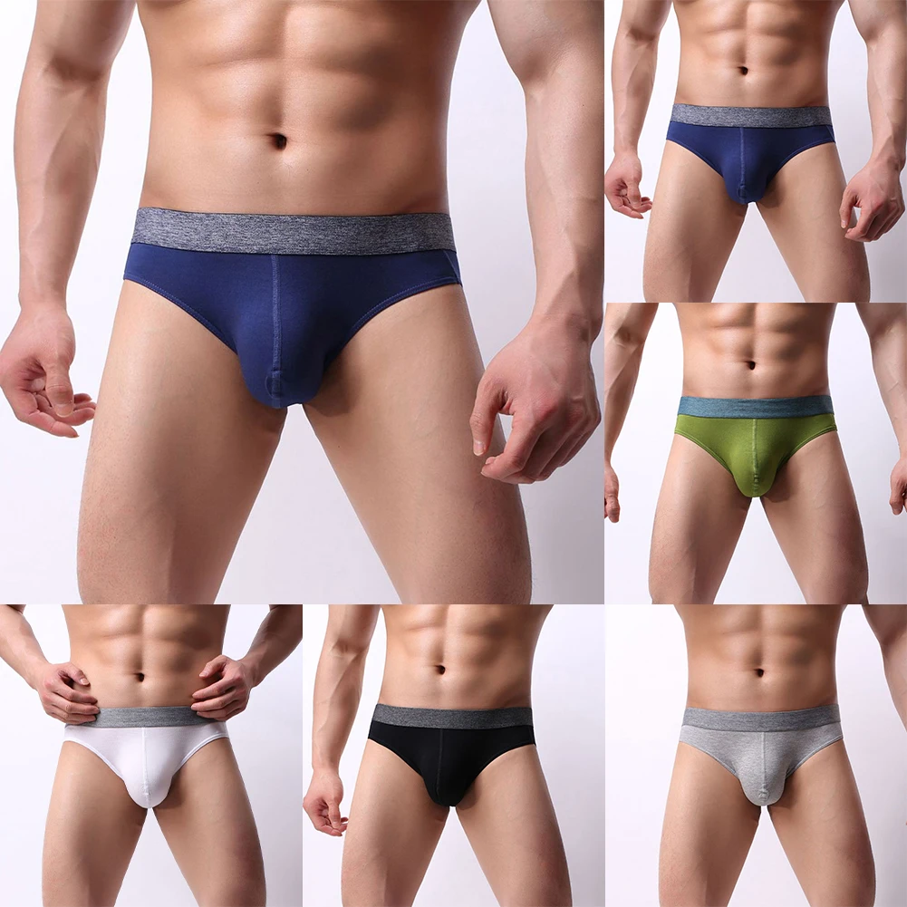 Everyday Use Breathable Briefs Pouch Underpants Comfortable Fit Elastic Waistband Lightweight Material For Daily Wear