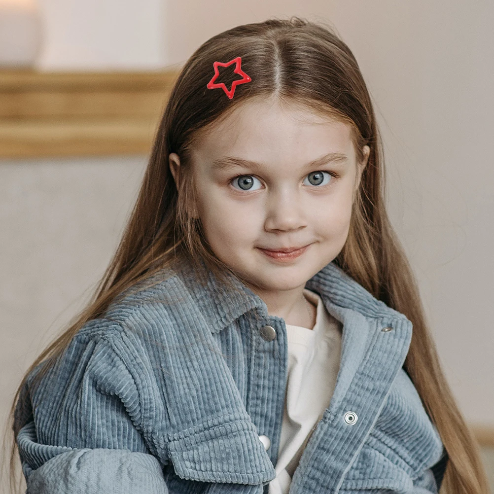 

40 Pcs Star Hairpin Girls Barrettes Pins Clips for Women Snap Hairl Cute Mini