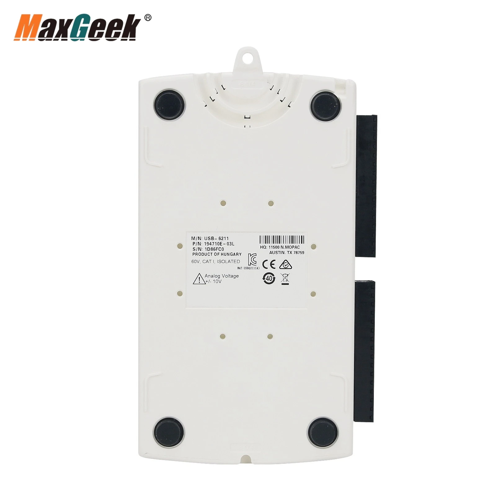 Imagem -02 - Maxgeek Usb6211 Oem Cartão de Aquisição de Dados Daq Usb 77967601 Multifunction i o 16 Entrada 16bit 250ks s para ni