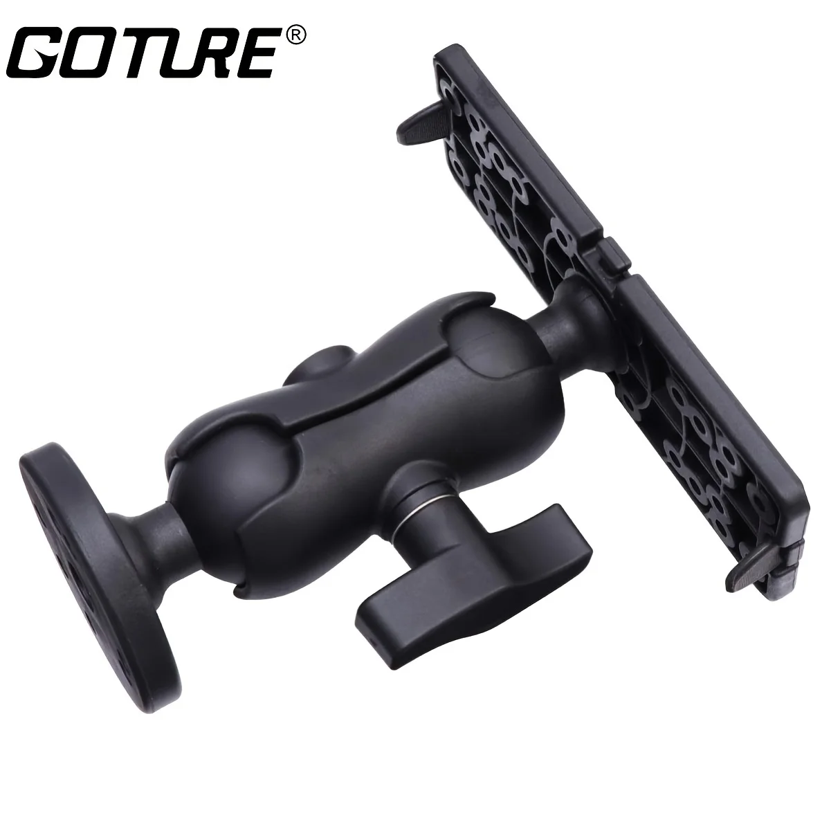 Goture 360 Degree Rotatable Ball Mount Swivel Fish Finder Mount Base Fishfinder GPS Plate Rotating Boat Supporter Sonar