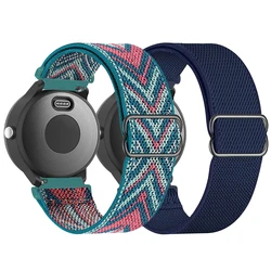 20 22mm novo elástico banda de náilon para garmin vivoactive 3 música 4 venu sq 2 esportes assista cinta loop para forerunner 245 645 55 158