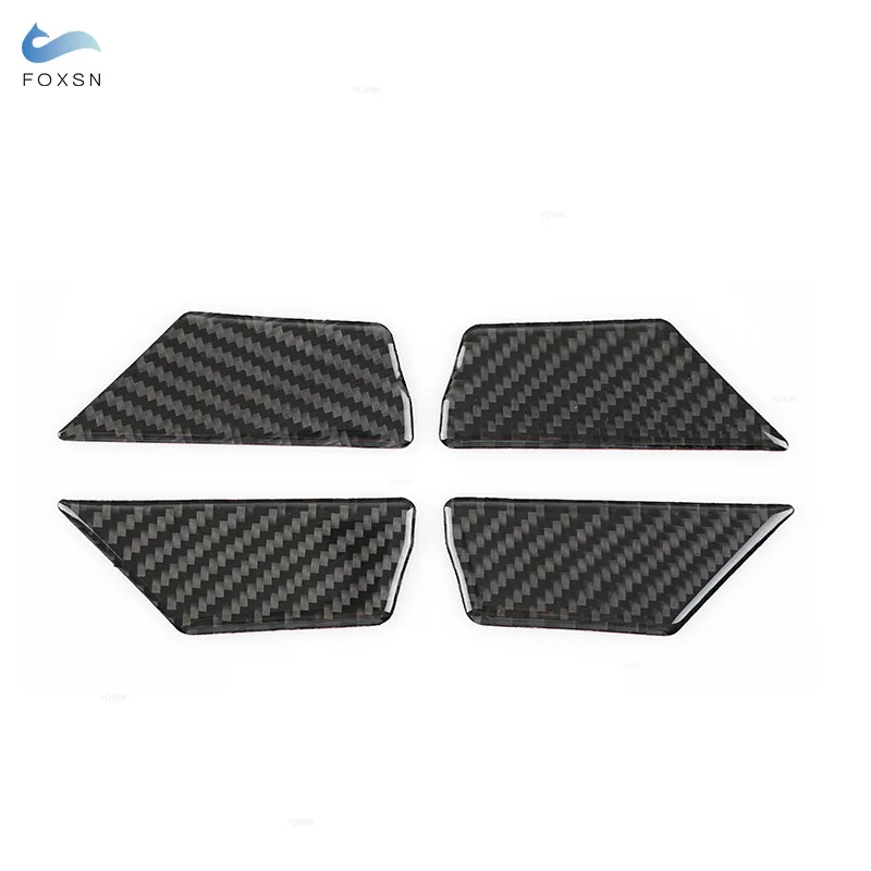 4pcs/set Carbon Fiber For VW Golf 7 MK7 VII 2013 2014 2015 2016 2017 Car Door Handle Bowl Cover Sticker Trim