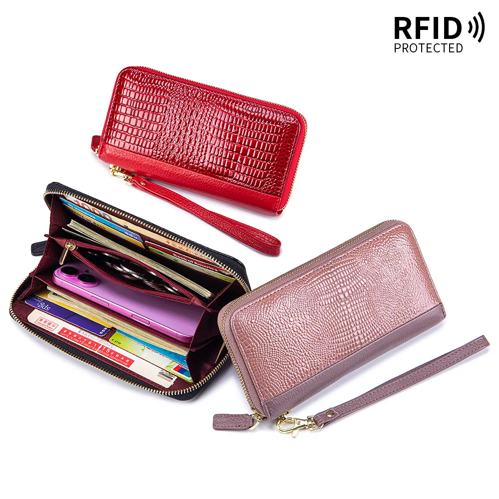 

Кошелек на запястье, кошелек из натуральной кожи, женский длинный кошелек на молнии, женские кошельки, держатель для карт, клатч, женские кошельки большой емкости