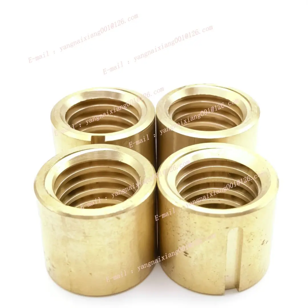 2pcs Milling Machine Brass Cross Feed Copper Nut CNC X Y Axis Vertical Mill High Quality