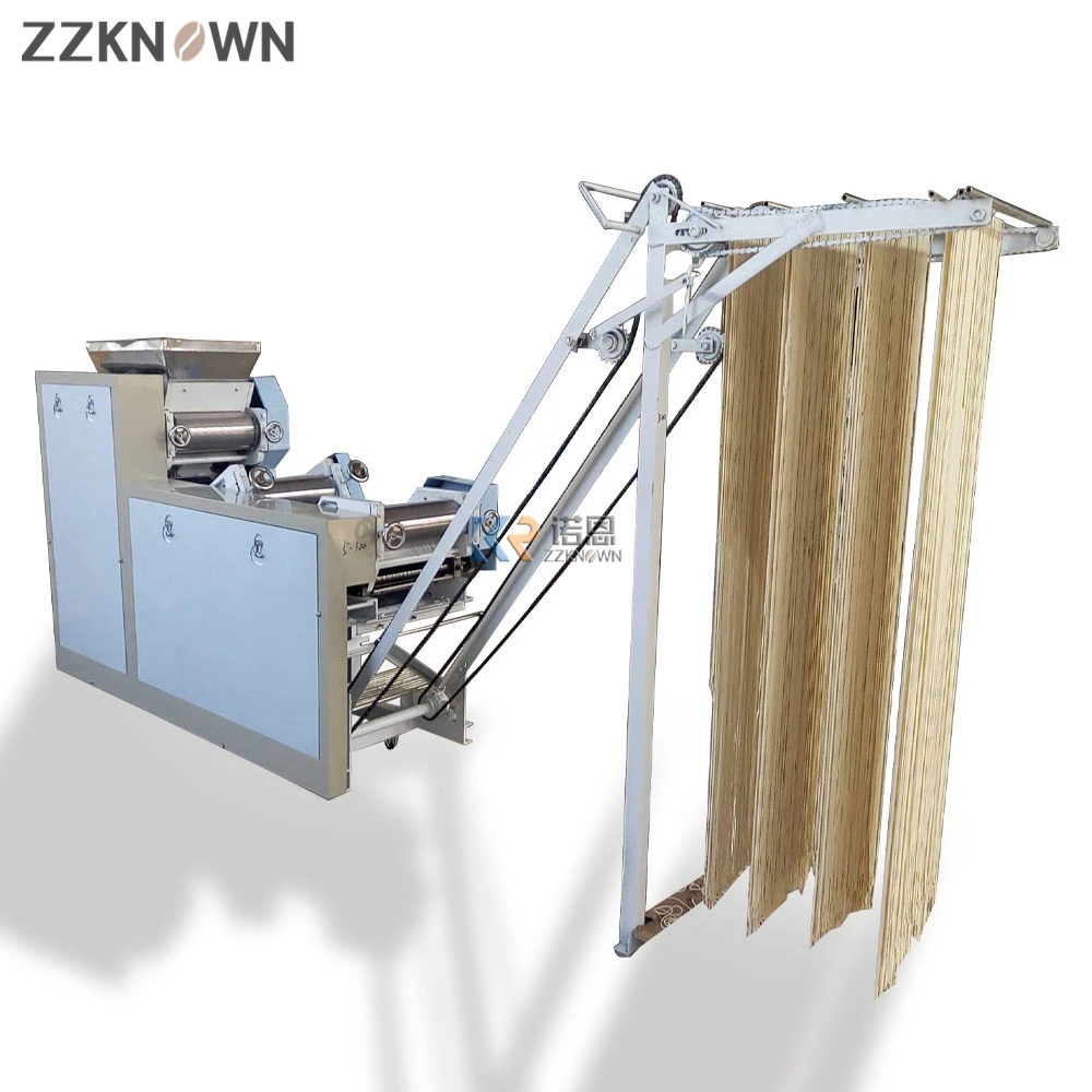 Commercial Non-fried Instant Fresh Noodle Production Line Electric Ramen Dry Noodles Making Equipment