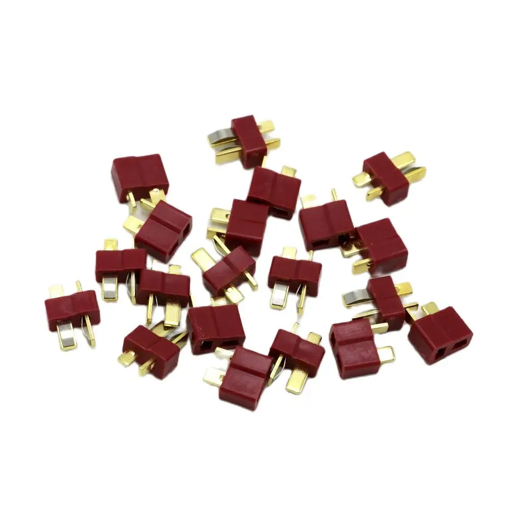 

10 Pairs Male and Female T Plug Connectors For RC Helicopter Lipo Battery