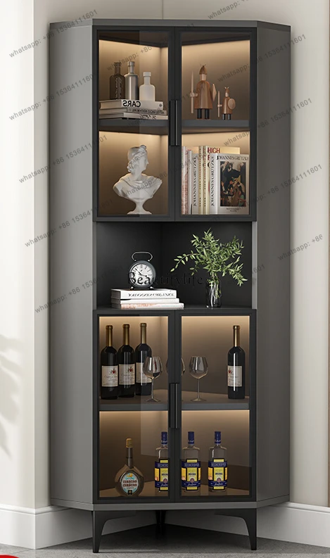 13Living Room Corner Wall Triangle Cabinet Storage Cabinet