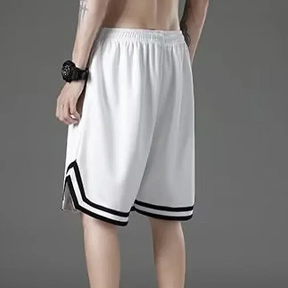 Men\'s Basketball Gym Shorts Casual Quick Drying Summer Workout Drawstring Running Sports Short Pants Clothing Homme