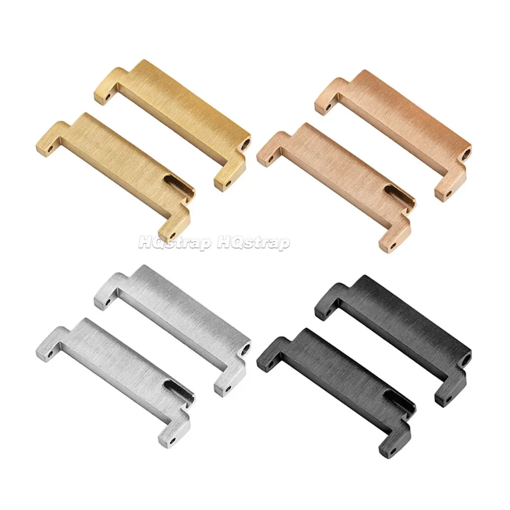 1 Pair Watchband Adapter Watch Strap Spring Bars 20mm-22mm 20mm-20mm 22mm-22mm Quick Release Pins Metal Connectors Accessories