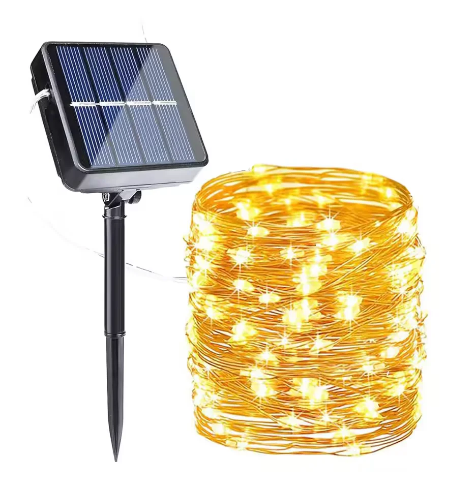 4 متر/7 متر/12 متر/22 متر/32 متر LED ضوء الشمس في الهواء الطلق حديقة الجنية سلسلة ضوء Led وميض مصباح مقاوم للماء لحفلة شجرة فناء عيد الميلاد #1