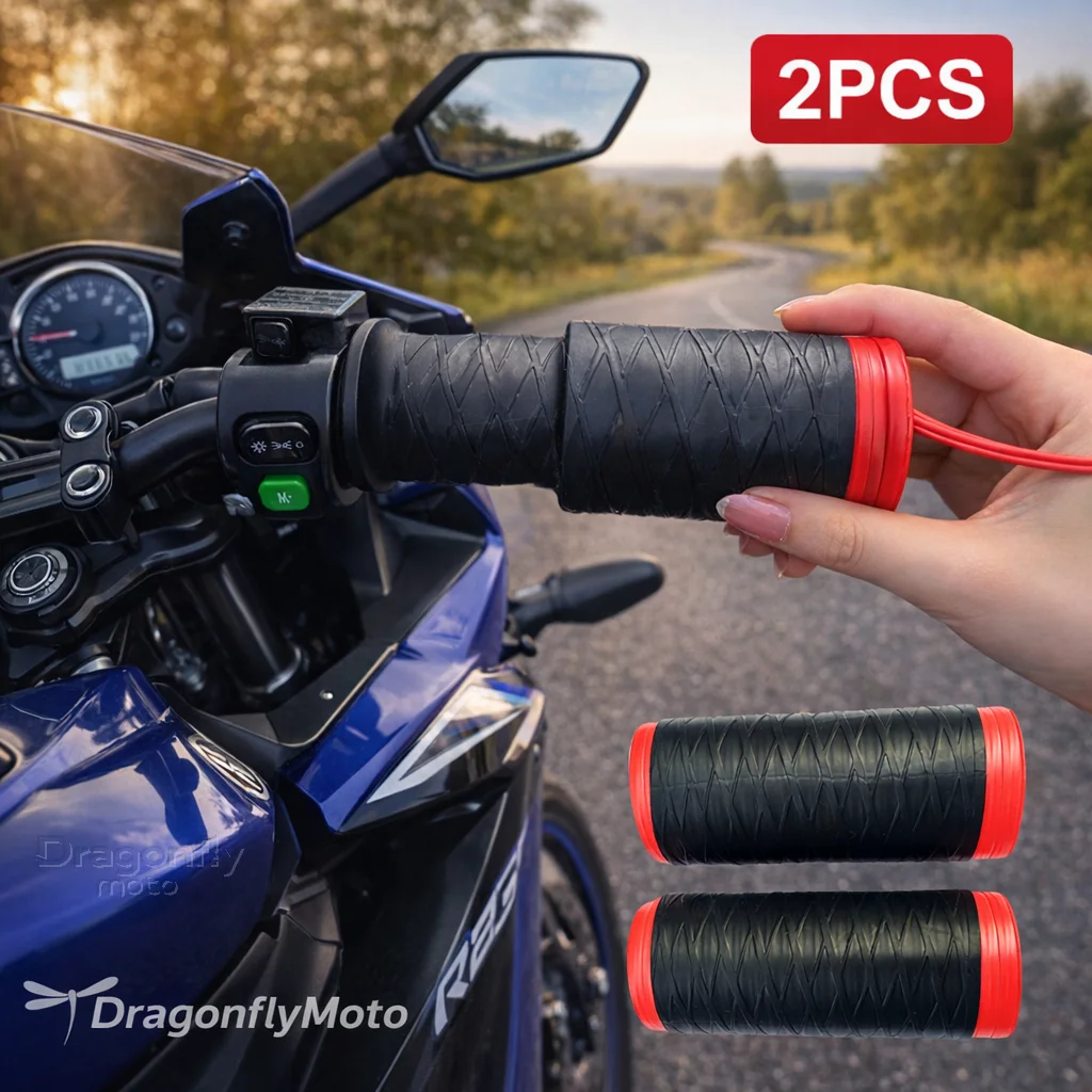 

Motorcycle Silicone Handlebar Cover For YAMAHA YZF R125 YZFR125 YZF-R125 MT-125 2008- 2025 Self Shrinking Non-Slip Motorcycles