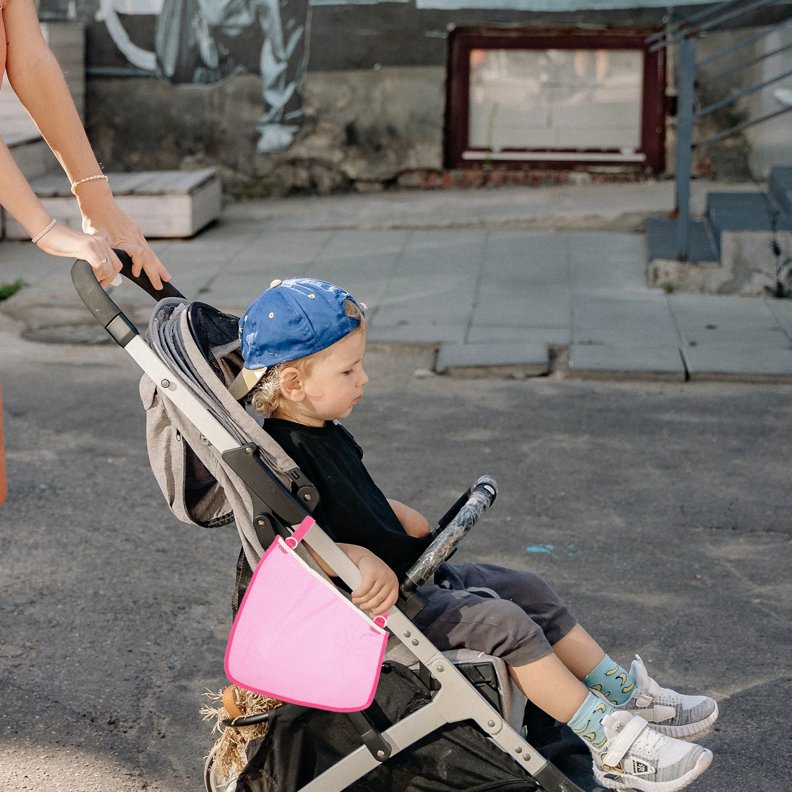 

2Pcs Baby Stroller Storage Net Bag Reusable Durable Multipurpose Organizer for Small Items Perfect for New Parents