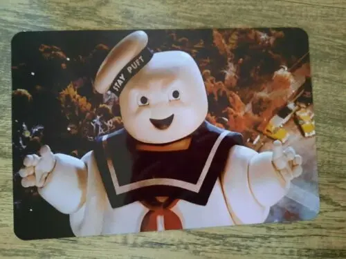 Stay Pufffed Marshmallow Man 8x12 Metal Wall Sign Ghostbusters sign