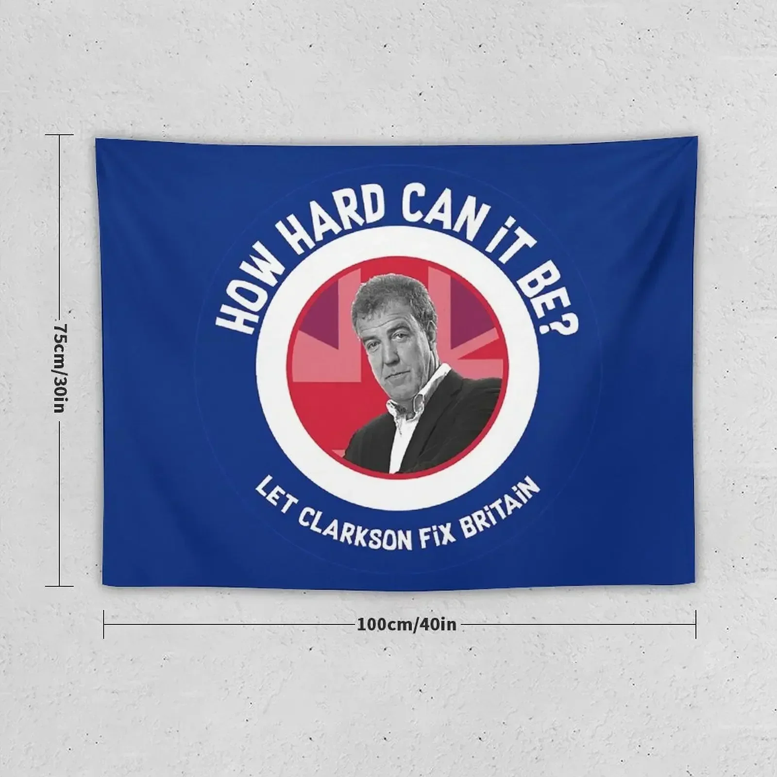 Jeremy Clarkson Prime Minister - Jeremy Clarkson Funny Gifts - Clarkson For King Tapestry Room Decor Cute Tapestry