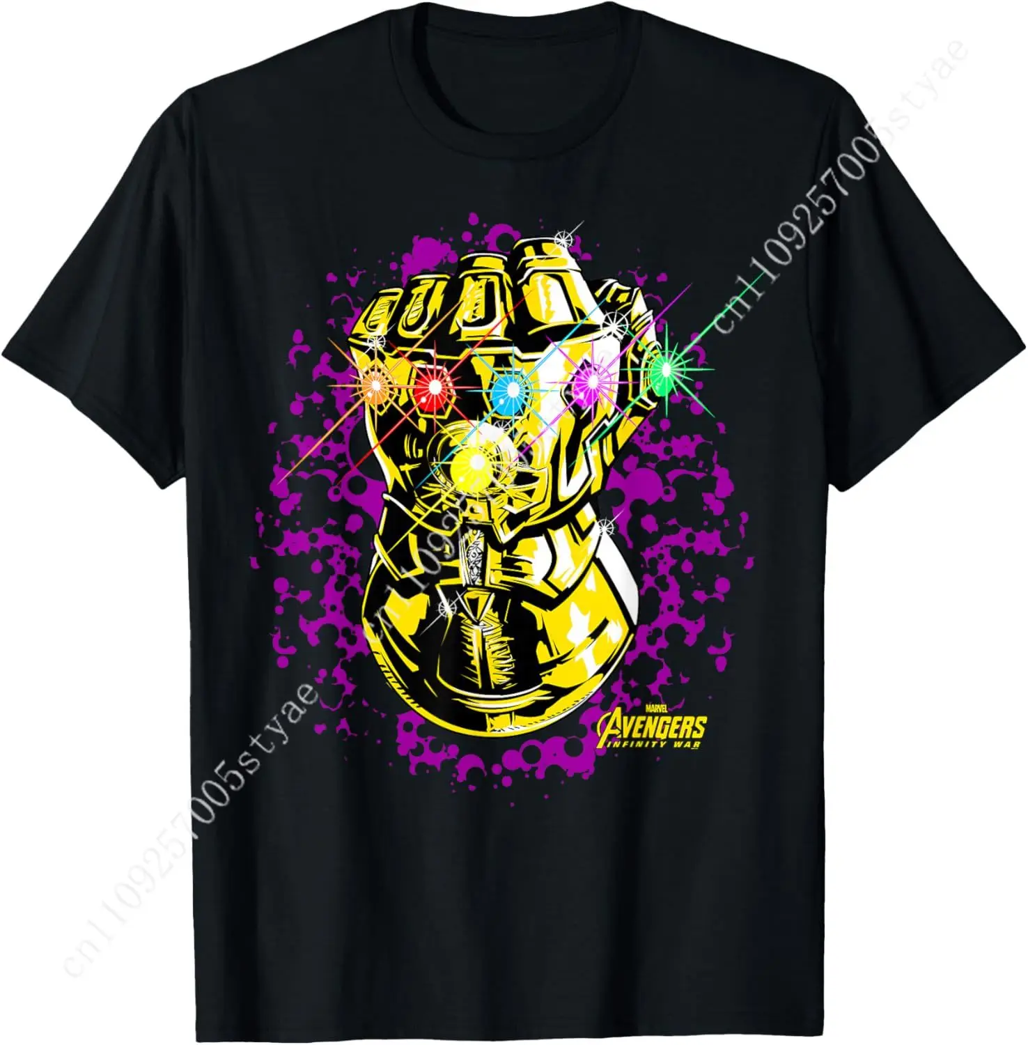 

Marvel Avengers Infinity War Gauntlet Paint Graphic T-Shirt T-Shirt