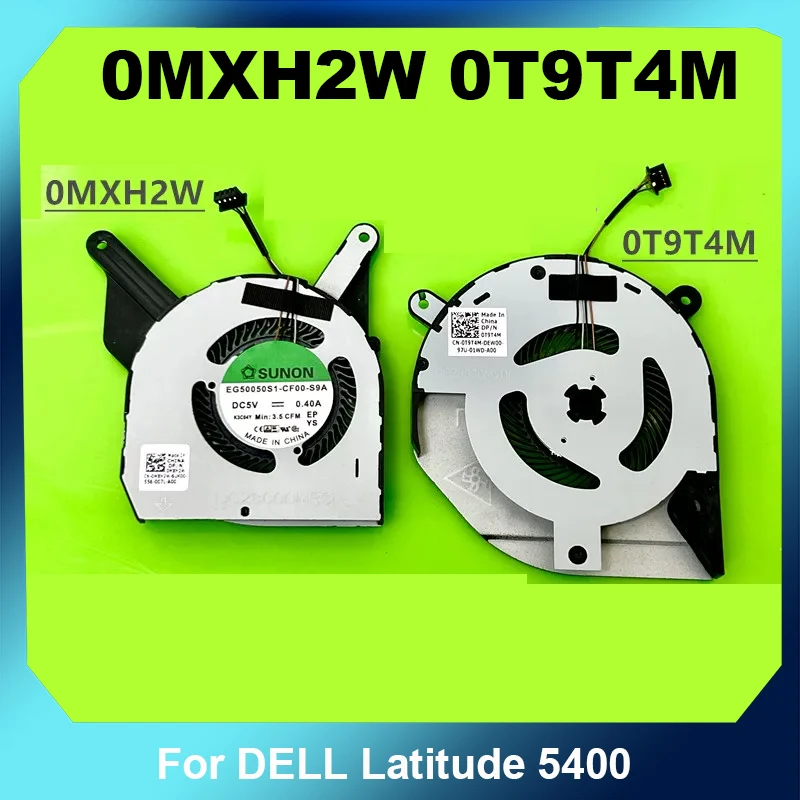 0MXH2W 0T9T4M New CPU Cooling Fan Replacement For DELL Latitude 5400 MXH2W T9T4M Cooler