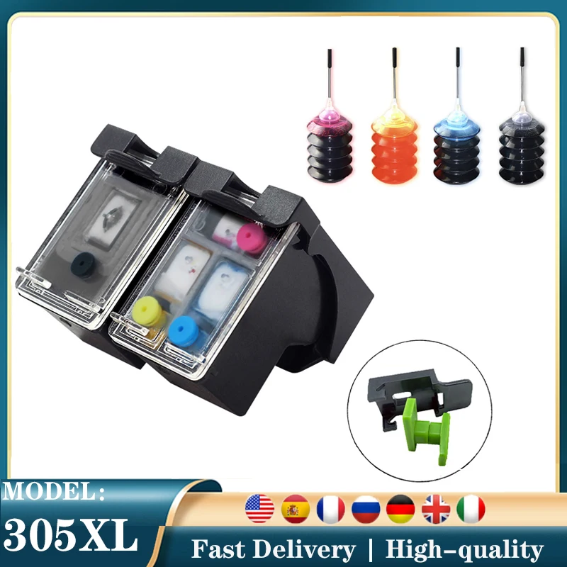 

305 XL Compatible Ink Cartridge For HP 305 XL For HP305 Deskjet 2700 Envy Series 4200 6020 6030 6400 6430 Printer