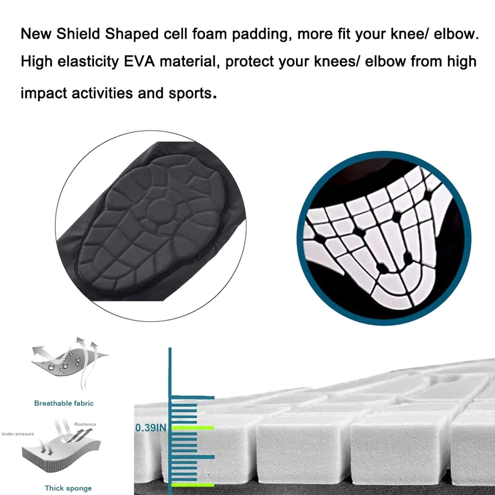 1 szt. Dziecięce/młodzieżowe sportowe nakolanniki kompresyjne o strukturze plastra miodu nałokietniki ochraniacze sprzęt ochronny do koszykówki,