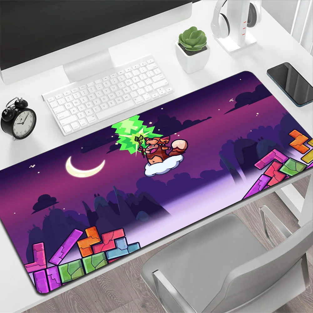 Tricky Towers Large Mouse Pad Gaming Mouse Pad PC Gamer Computer Mouse Mat Big Mousepad XXL Carpet Keyboard Desk Mat Mause Pad