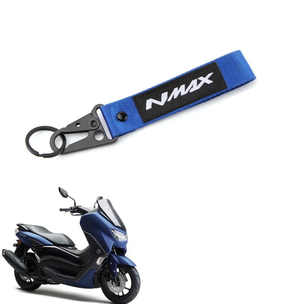 for NMAX N-MAX 155 150 125 leather key chain fashion metal key chain leather motorcycle key chain key ring key ring