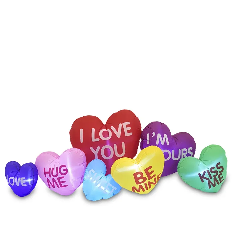 

Valentine's Day inflatable inflatable model LOVE love letters, luminous, venue party, garden decorations