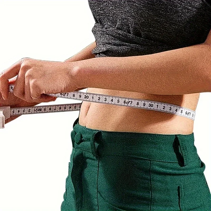 1pc 1.5m Y-Shaped Body Measuring Tape With Handle, Accurate Fitness & Weight Loss Tool For Waist And Arms, Durable Abs Material
