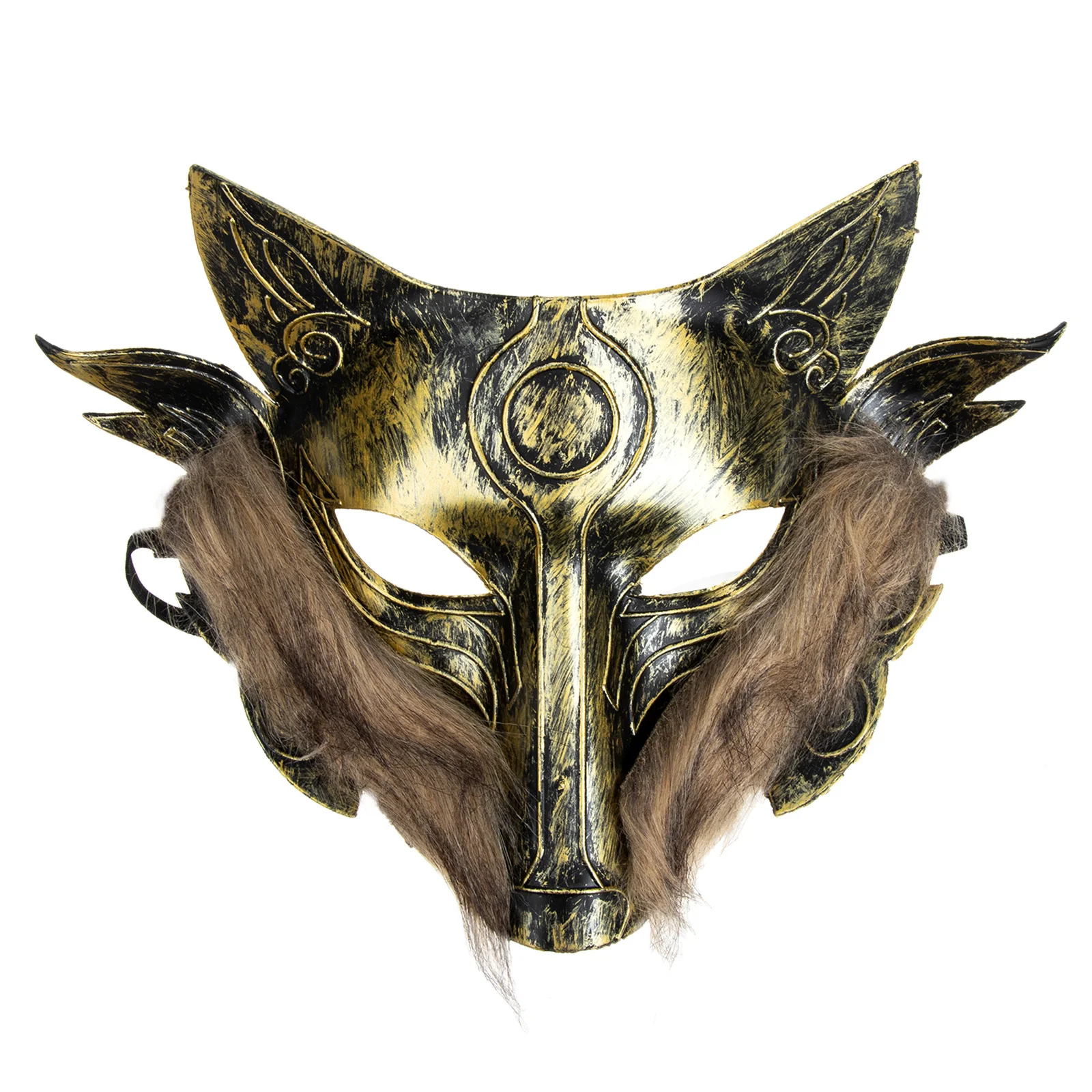 

2Pcs Wolf Head Masks Halloween Cosplay Prop Animal Design Party Mask Halloween Mask Cosplay Prop Costume Accessory