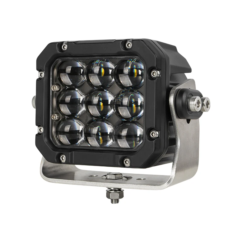 5-inch 90W 7200LM 9-32V 6000K heavy-duty light IP68 dustproof and shockproof 24V point light heavy-duty mining truck