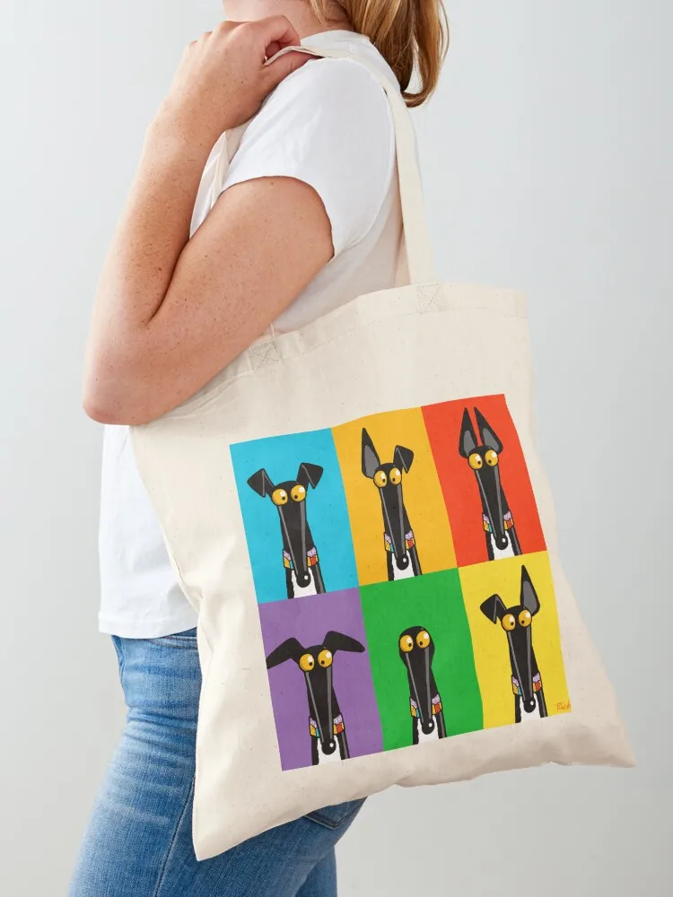 Greyhound Semaphore Tote Bag Cloth bag foldable reusable bag Canvas shoulder Gift
