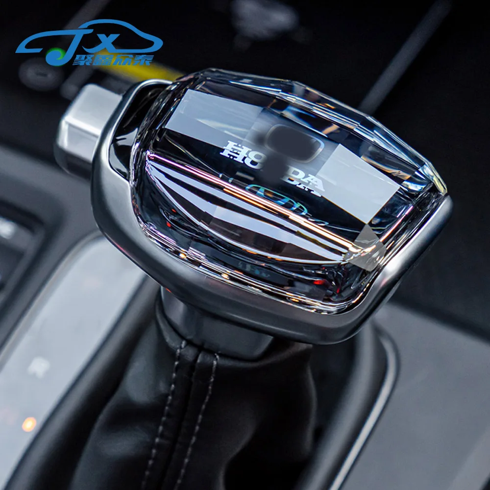 

Pomello del cambio copertura in cristallo per Honda Accord 10th Odyssey Vezel HRV Fit Civic 11th CRV 2023 maniglie Stick Head ac