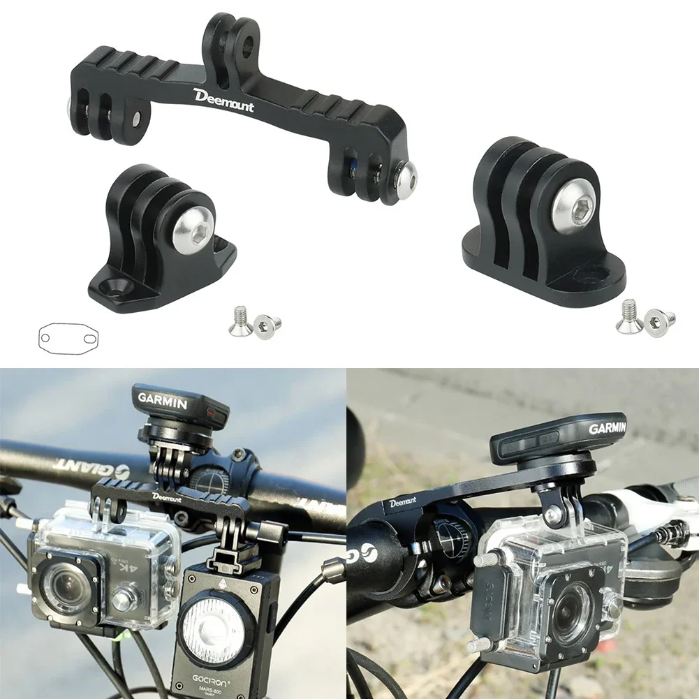 1PC Bike Camera Mount Cameras Holder 1PC Bike Camera Mount Cameras Holder Stand Cycling Accessories Aluminum Alloy Parts
