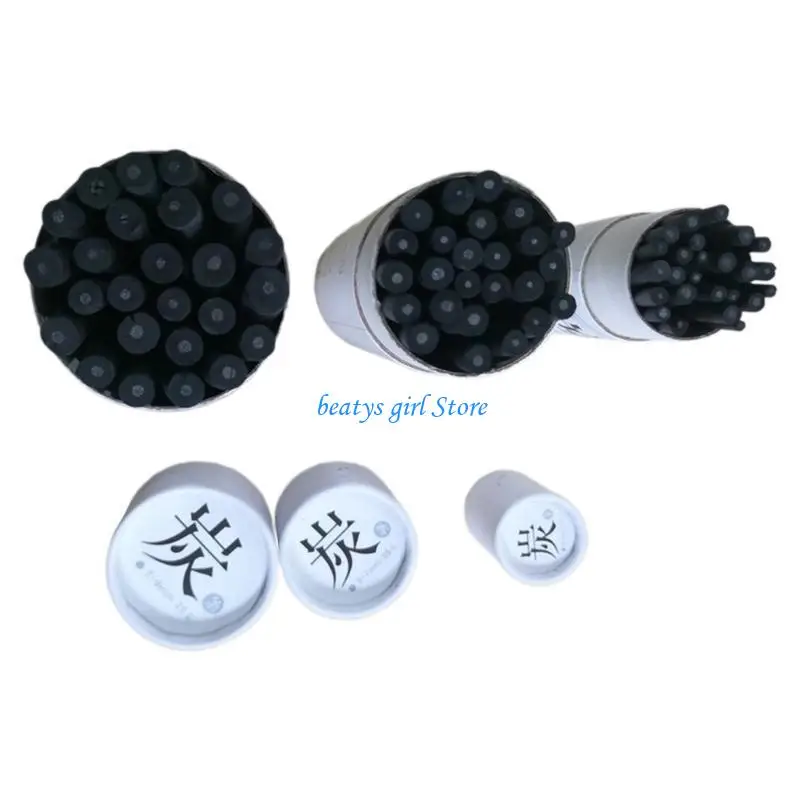 C7AB 75x2-9 مللي متر عصي الفحم أقلام الرسم الفحم الصفصاف رسم أقلام الفحم لرسم الرسم والتظليل