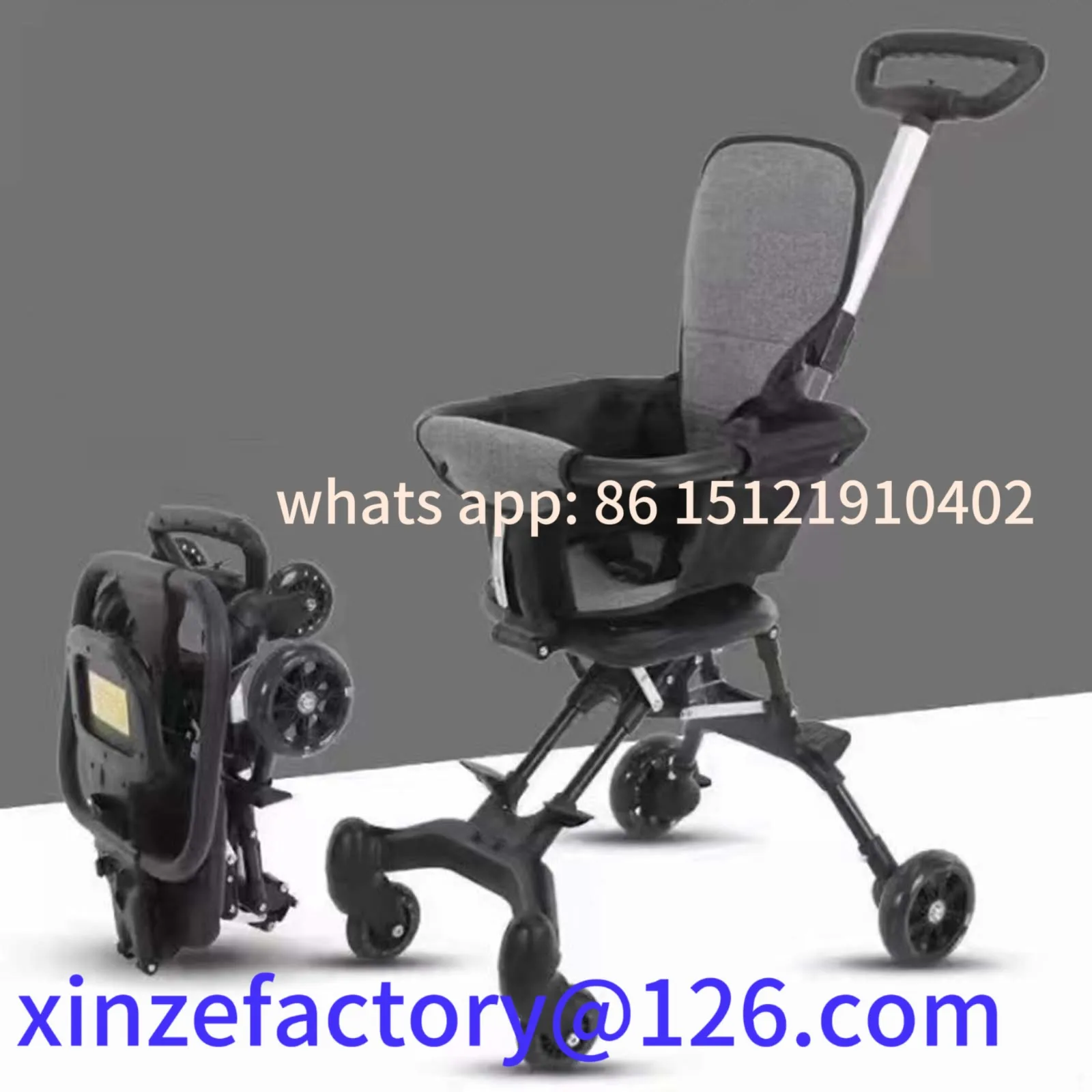 

Be suitable for Foldable Stroller Lightweight Multipurpose Portable with Canopy Adjustable Infant Pram