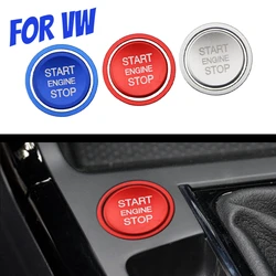 Car Engine Start Button Ignition Key Ring Cover Trim for VW Golf 7 MK7 VII GTI R Tiguan Jetta CC Arteon Passat B8 Touareg T-roc