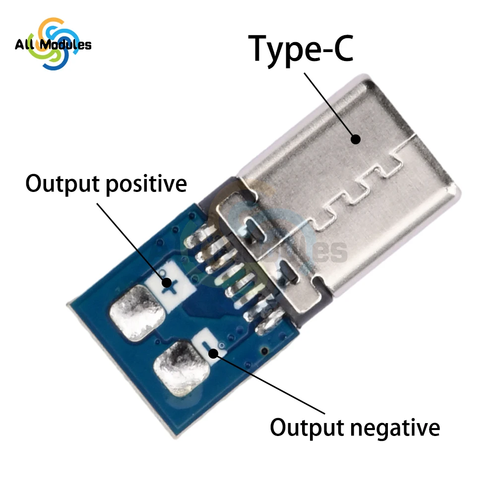 PD QC 2.0 9V 12V 15V 20V Decoy Power Aging Board adattatore modulo Trigger di ricarica rapida Type-C maschio