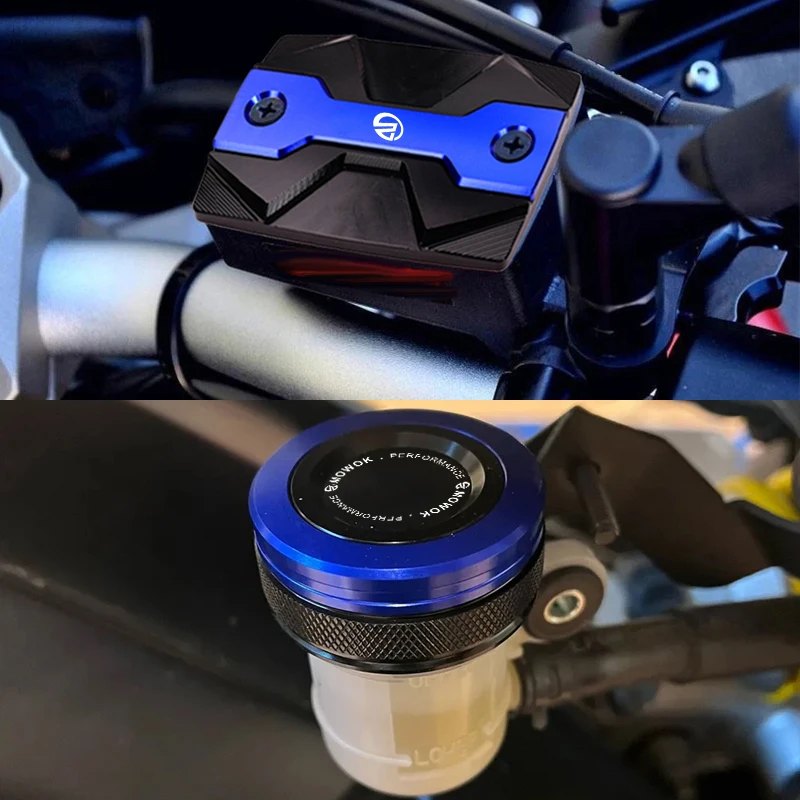 For Yamaha MT-07 MT07 MT 07 FZ07 2014-2024 2022 Motorcycle Accessories Front Rear Brake Fluid Reservoir Cap Oil Filler Cover Cap