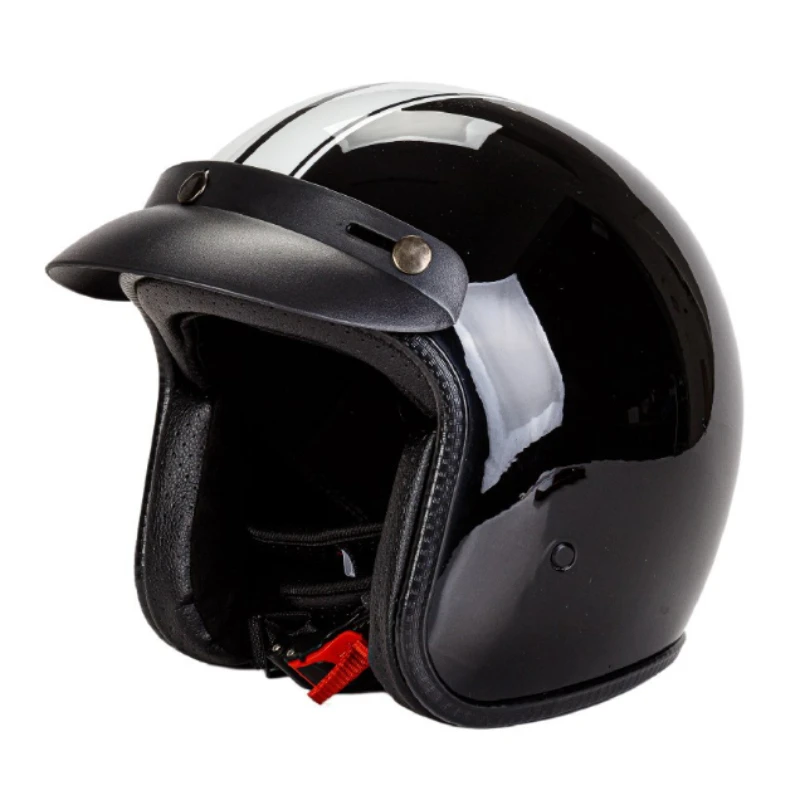 Japanese Korea Style Vintage Motorcycle 3/4 Open Face Helmet Japan Technology Scooter Motorbike Riding Jet Casque Moto Casco