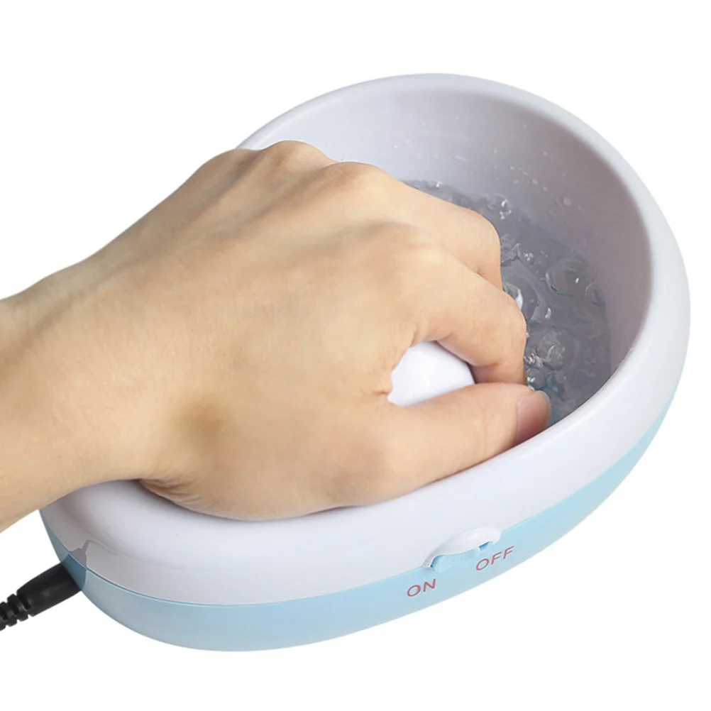 

1Set Electric Soak Bowl for Nail Art Manicure Care Premium Material False Nails Removal Cuticle Treatment Home Salon Use Nail