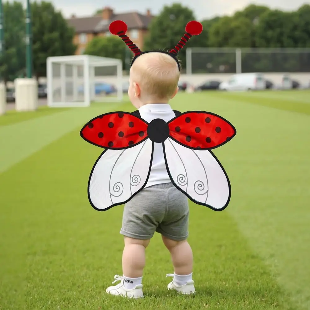 Lightweight Bugs Cosplay Wings Insect Handmade Craft Kids Party Wings Sparkle Elastic Straps Yellow Bee Fly Wings Cosplay Event