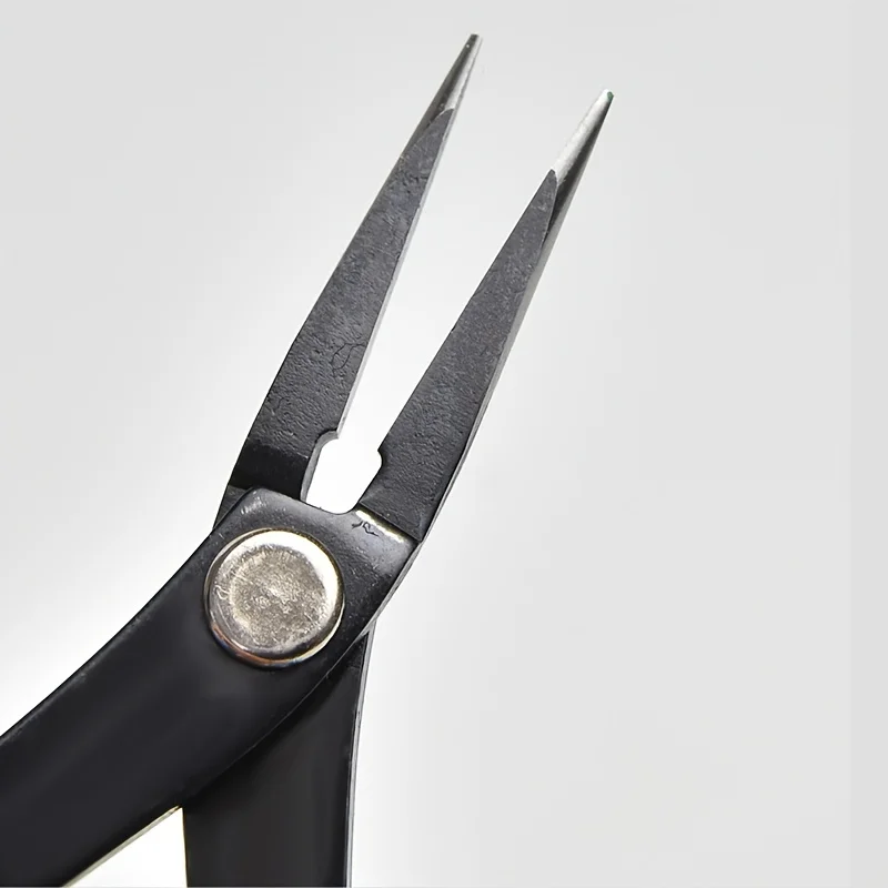 

5-inch Fine Pointed Nose Pliers Chain Tweezer Nose Plier Unique Design Finer Tip Jewelry Making Precision Work Wire Hand Tools