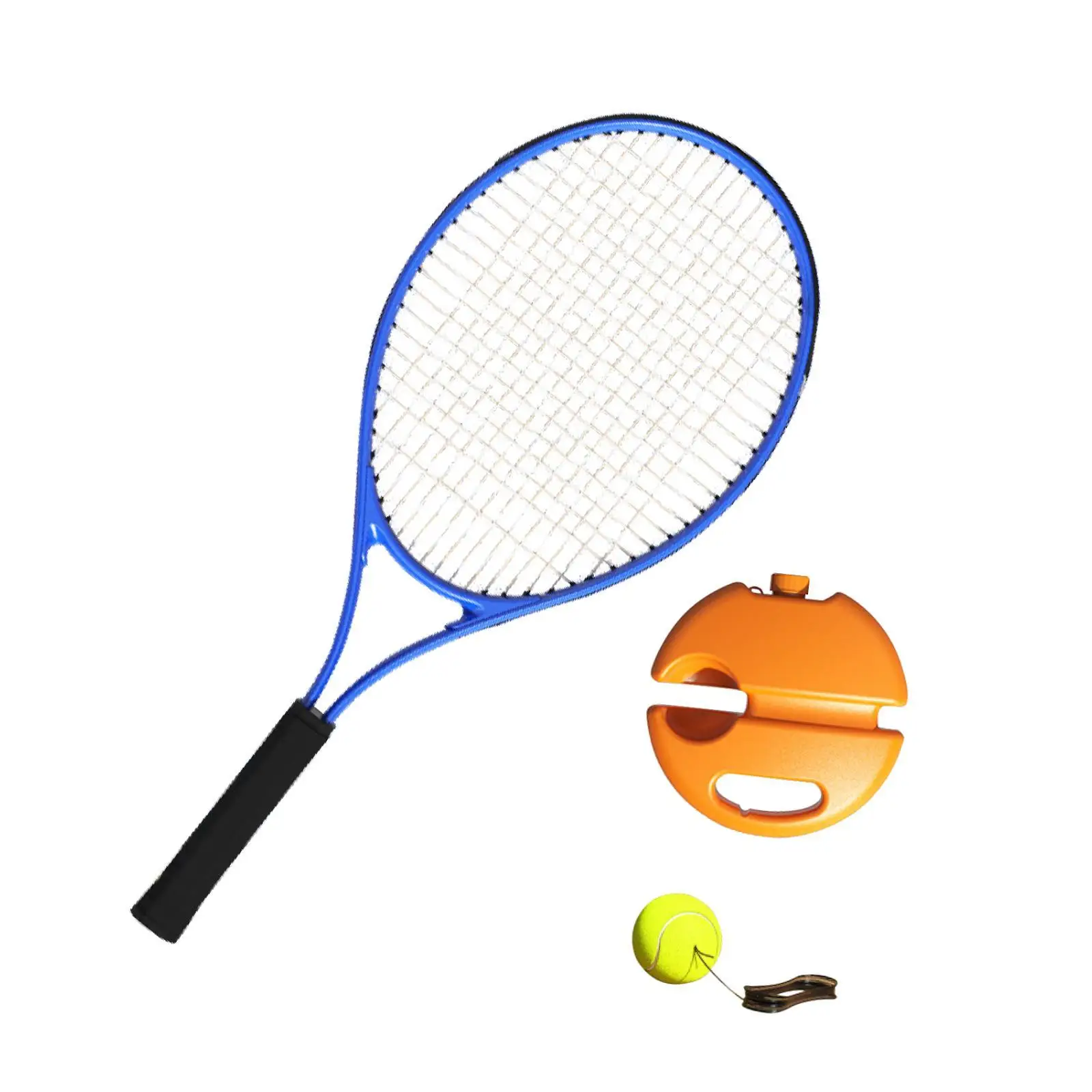 Solo Tennis Trainer Rebound Ball Adult Solo Tennis Training Aid Tennis Training Equipment for Game Park Indoor Playing Outdoor
